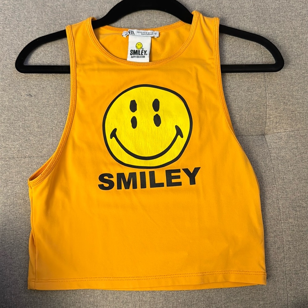 Cropped Smiley Tank!